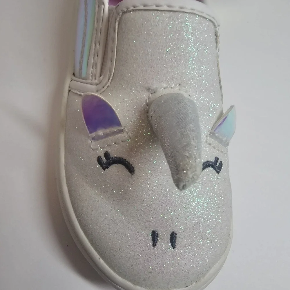 Toddler Unicorn Shoes Carters Size 5 Slip On‎ Glitter Girls